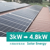 太陽光発電システム(3kW-4.8kWh)